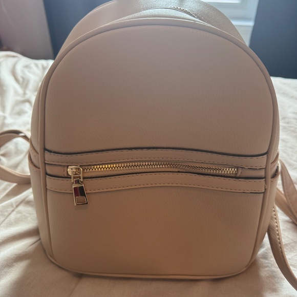 Beige Backpack purse - Picture 3 of 4